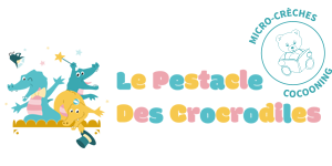 logo de la micro-crèche Le Pestacle des Crocrodiles